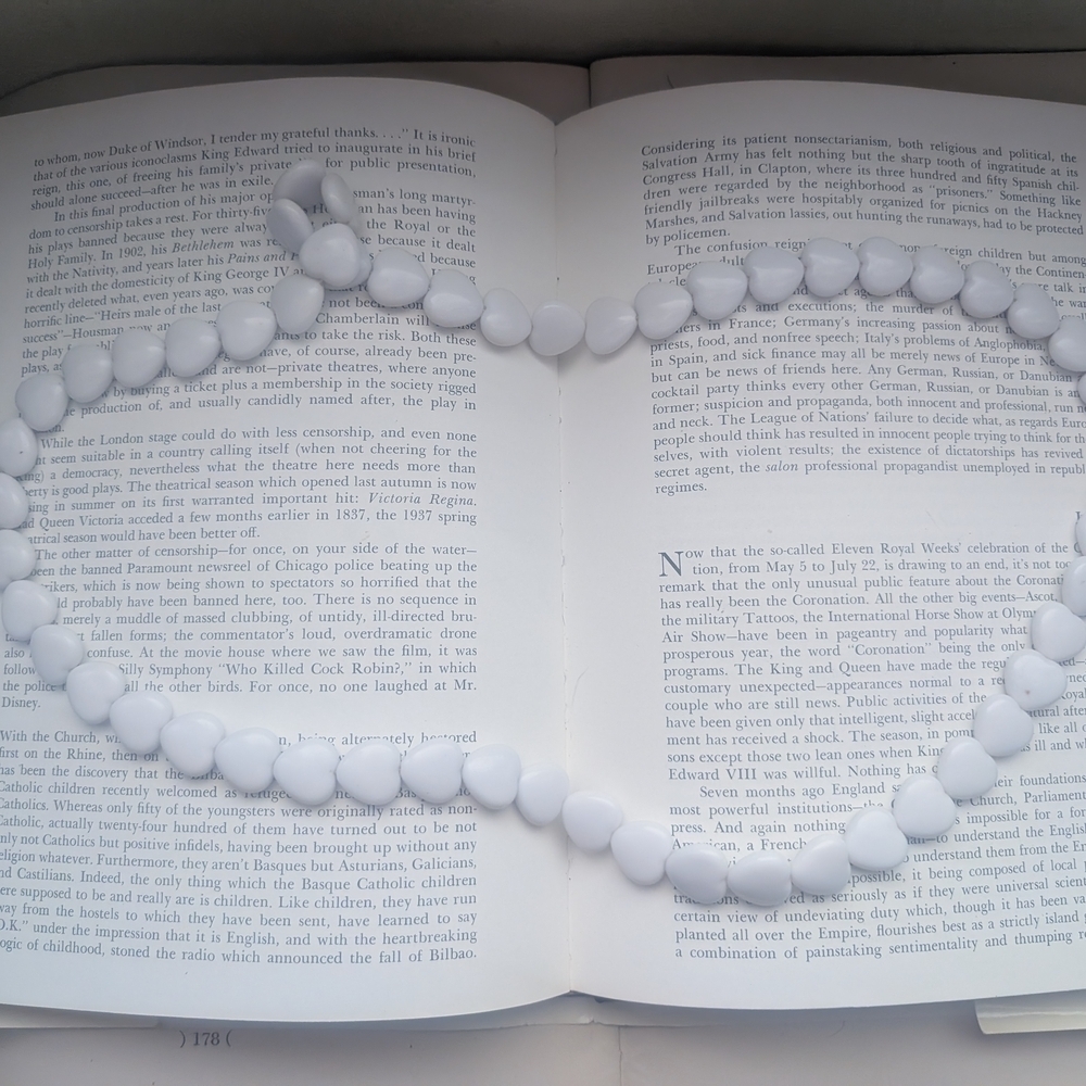 Chic White Beaded Necklace